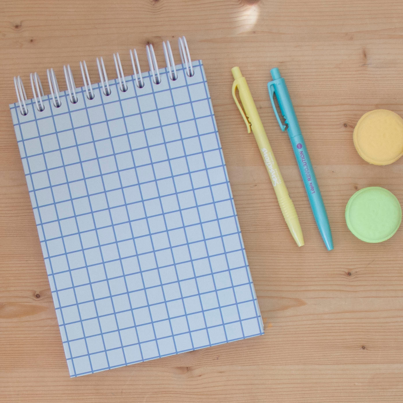 Caderno A5 Argolas Topo Capa Dura GRAPHIC BLUE