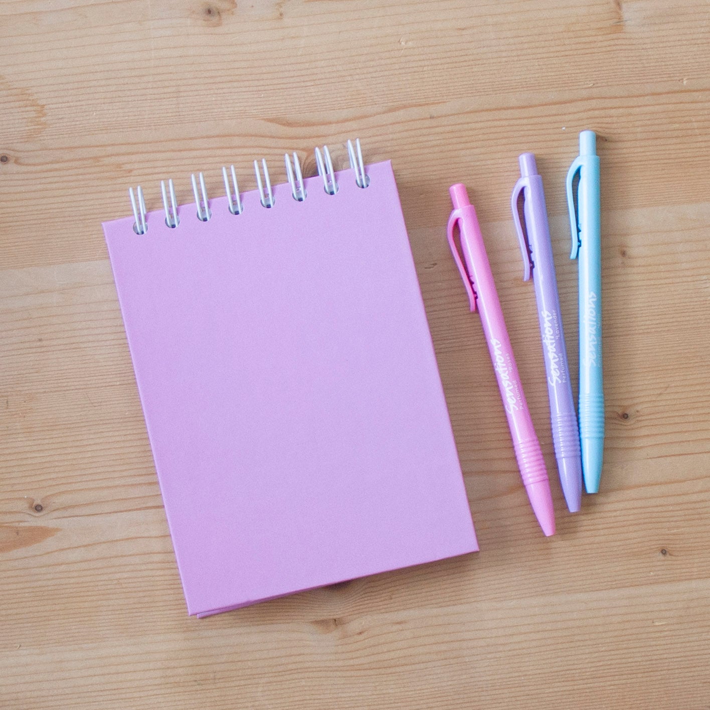 Caderno A6 Argolas Topo Capa Dura PINK
