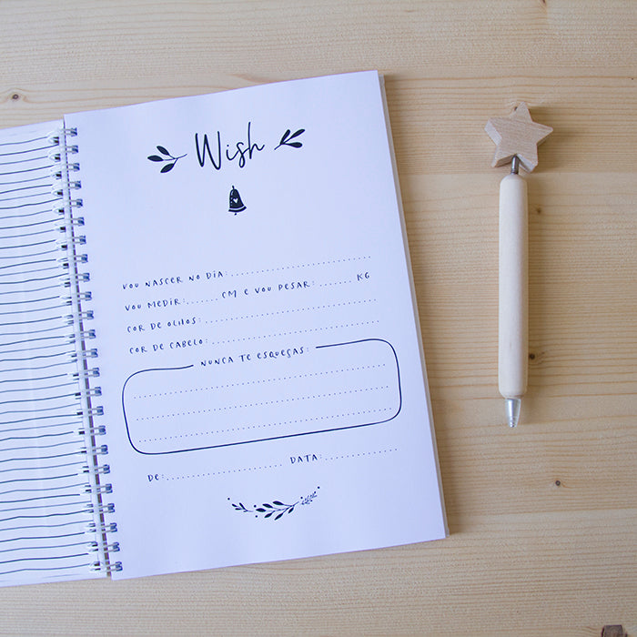 Caderno Baby Shower Dog Pink