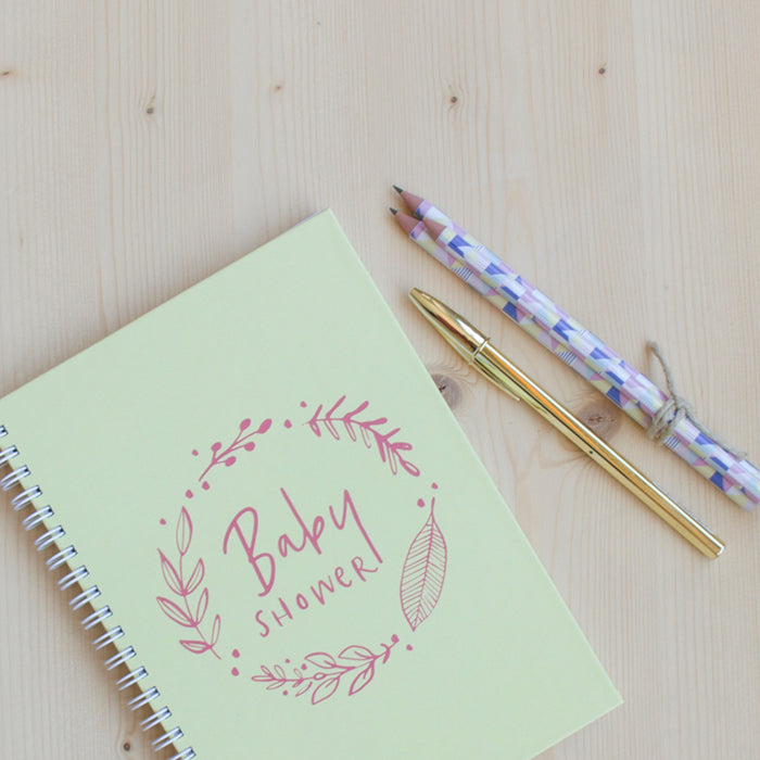 Caderno Baby Shower Yellow