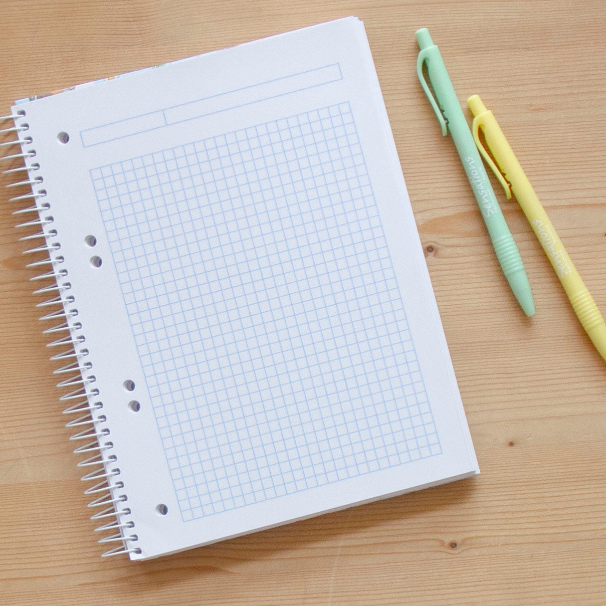 Caderno A5 Capa Dura Quadriculado Selva Monkey