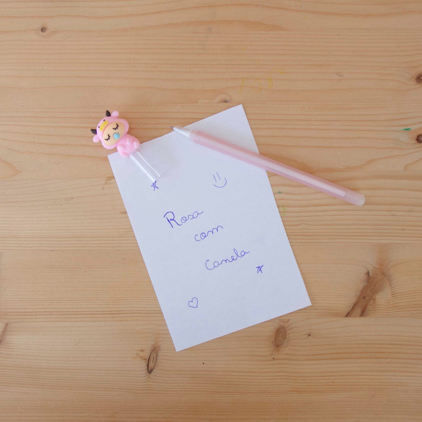 Caneta Apagável Baby Rosa