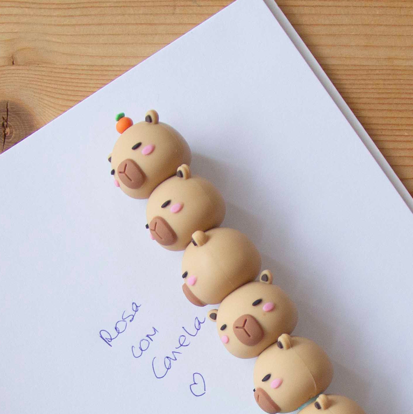 Caneta Spinning Capivara