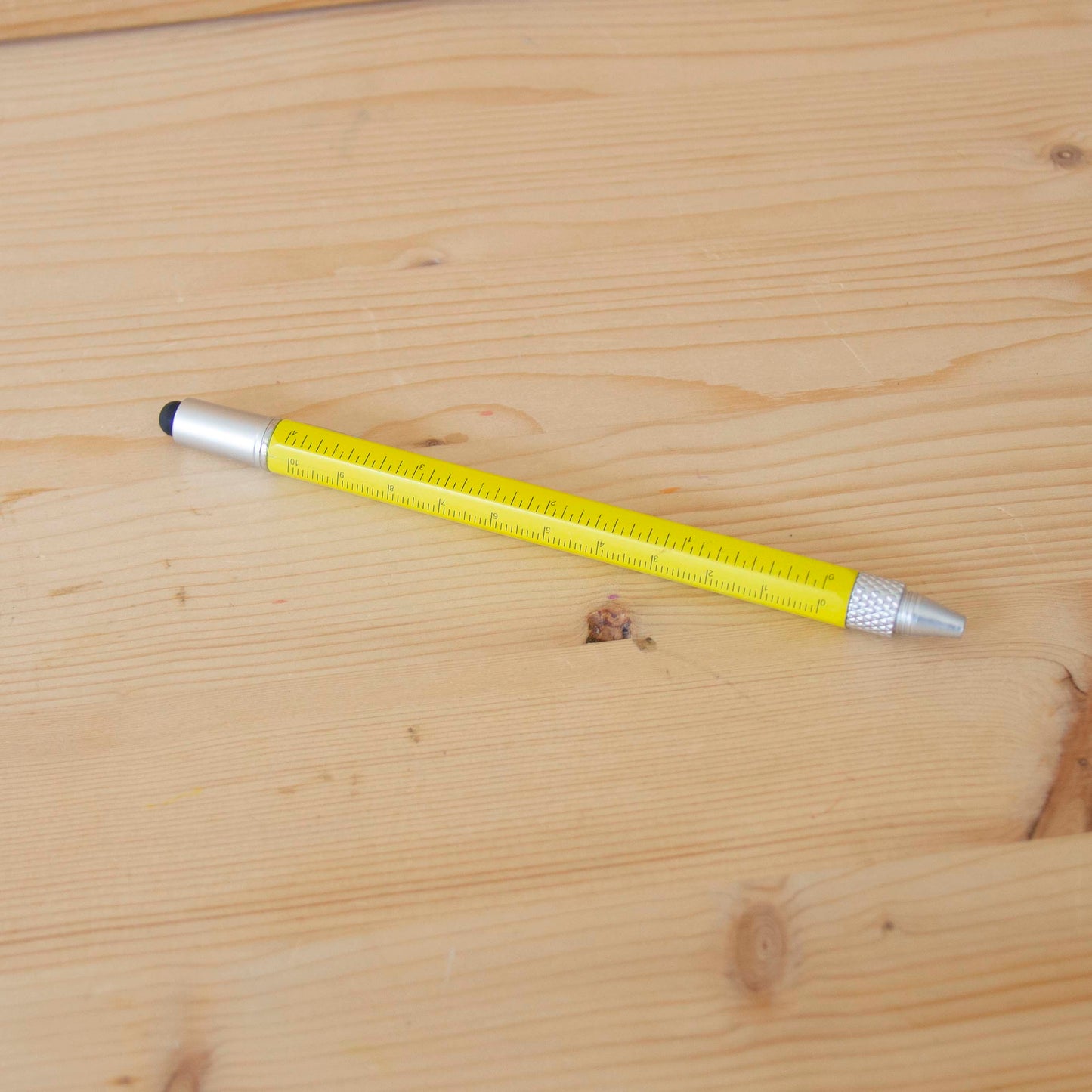 Caneta Esferográfica Multi funções Amarela