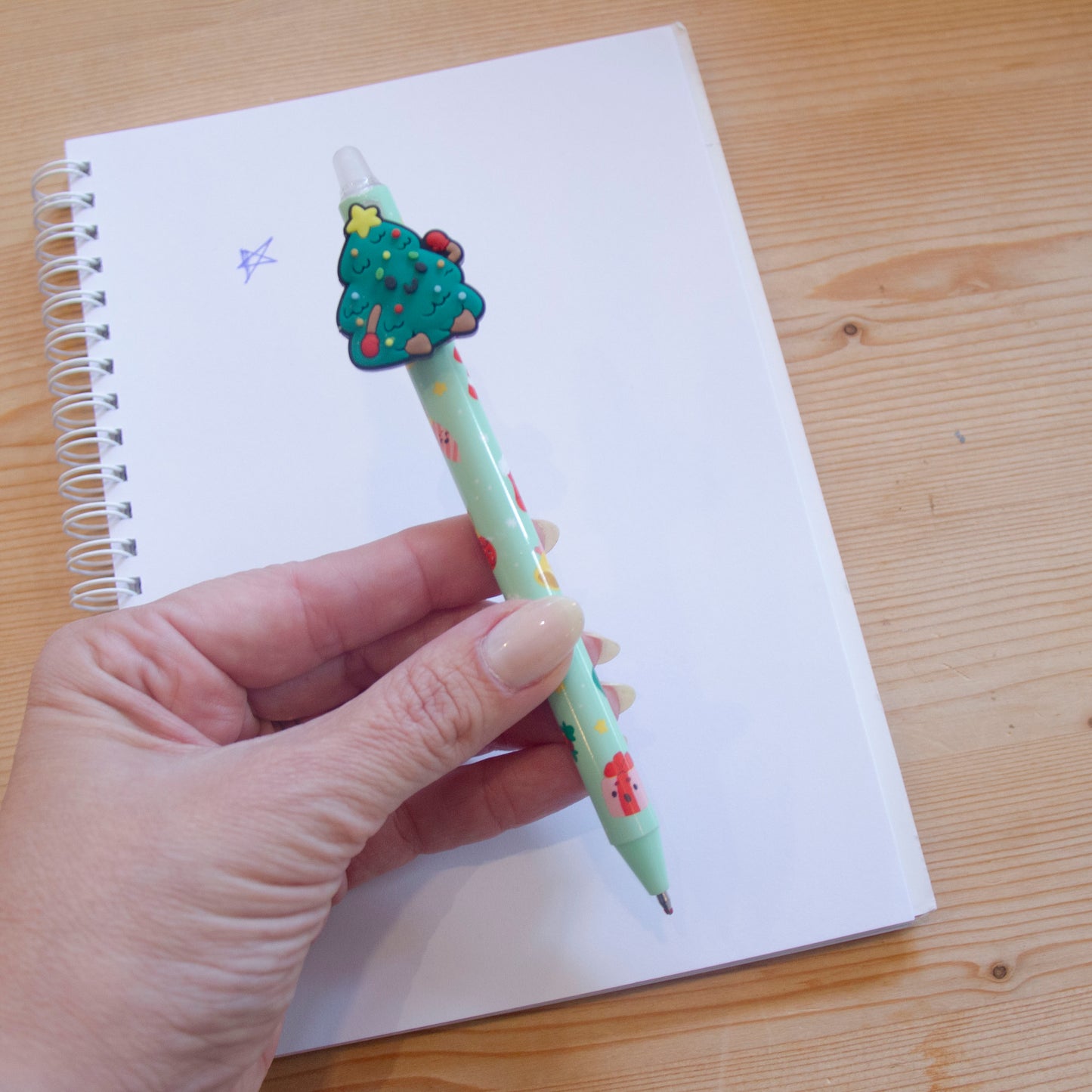 Kit 4 Canetas Apagáveis Natal