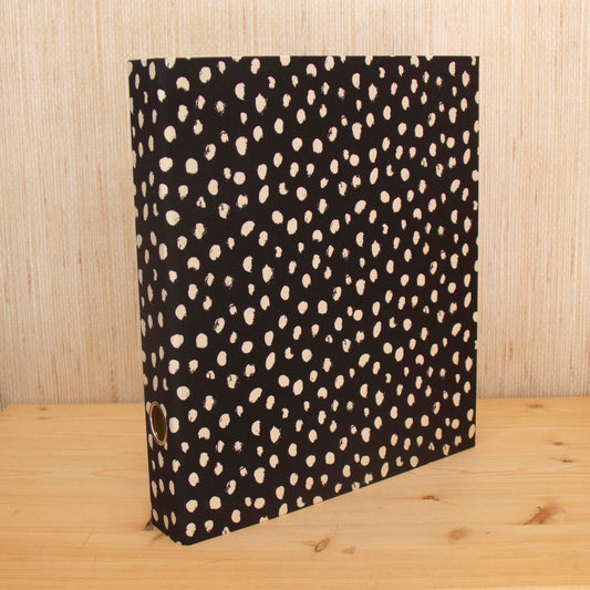 Capa de Arquivo A4 Fina tecido BLACK