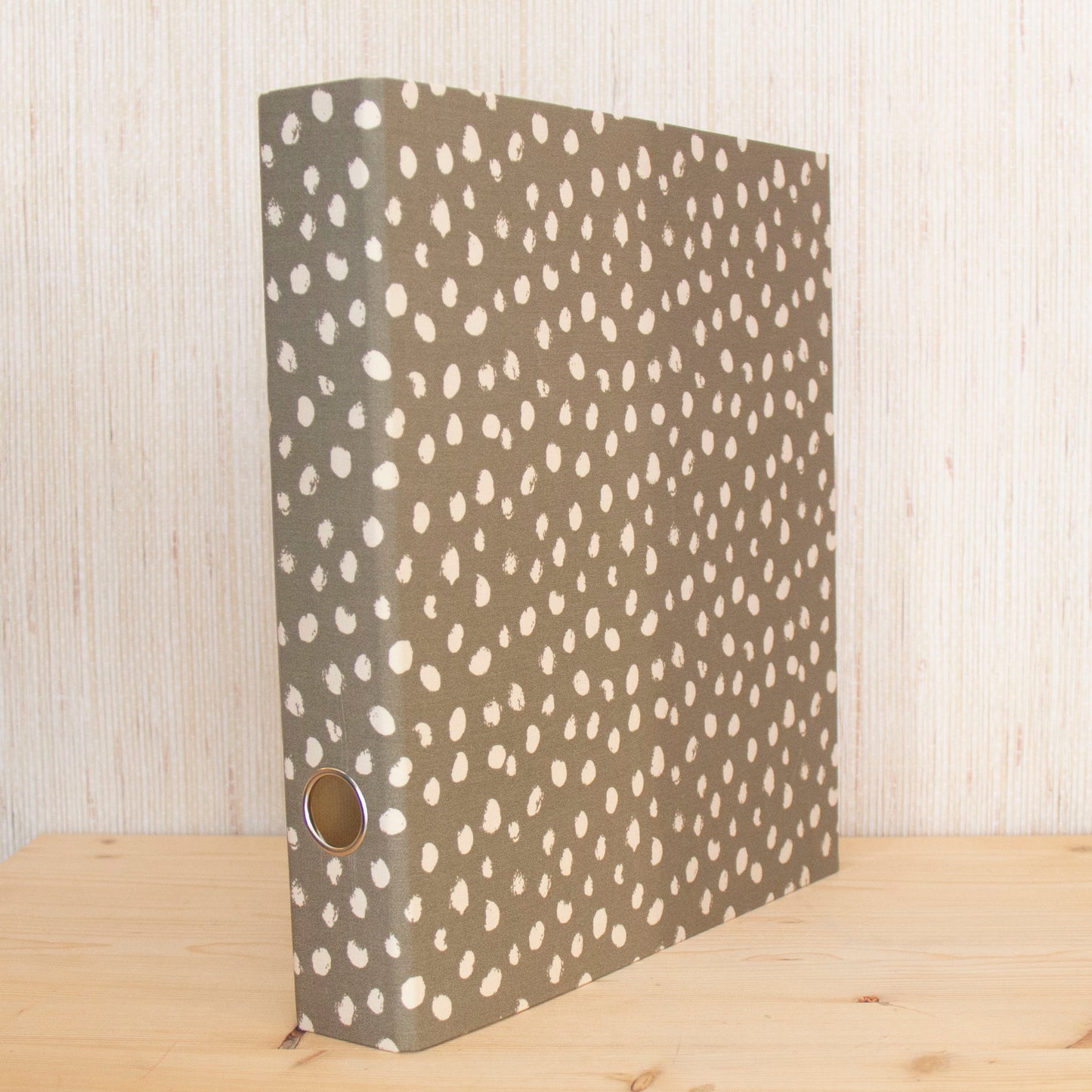 Capa de Arquivo A4 Fina tecido Dots Green