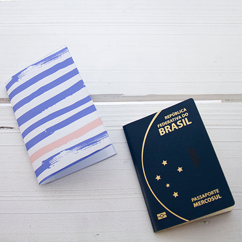 Capa de Passaporte Blue Navy