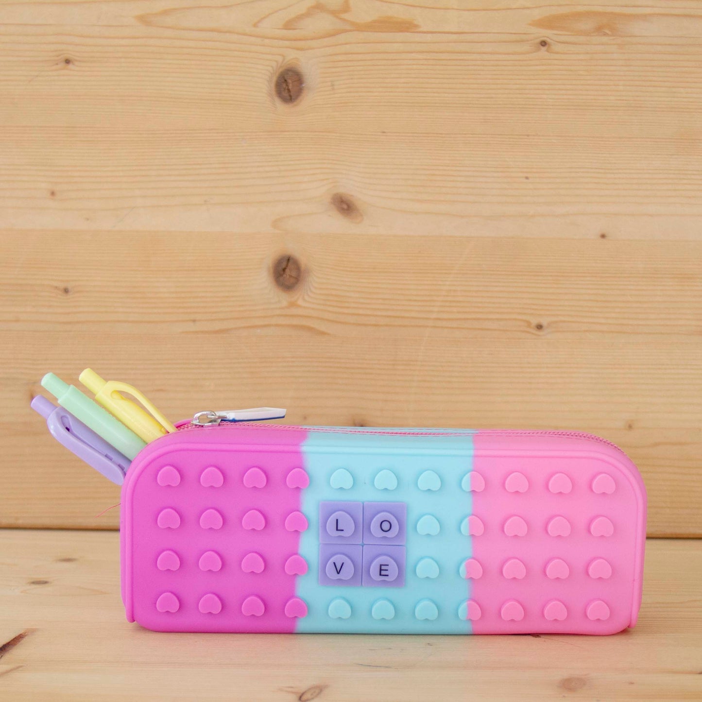 Estojo Silicone Love Rosa