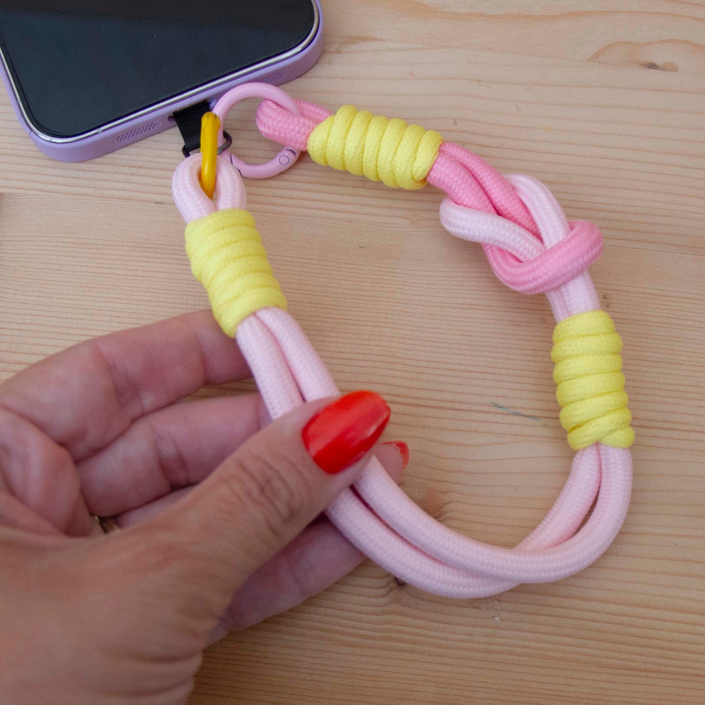 Fita Nós para Smartphone Rosa