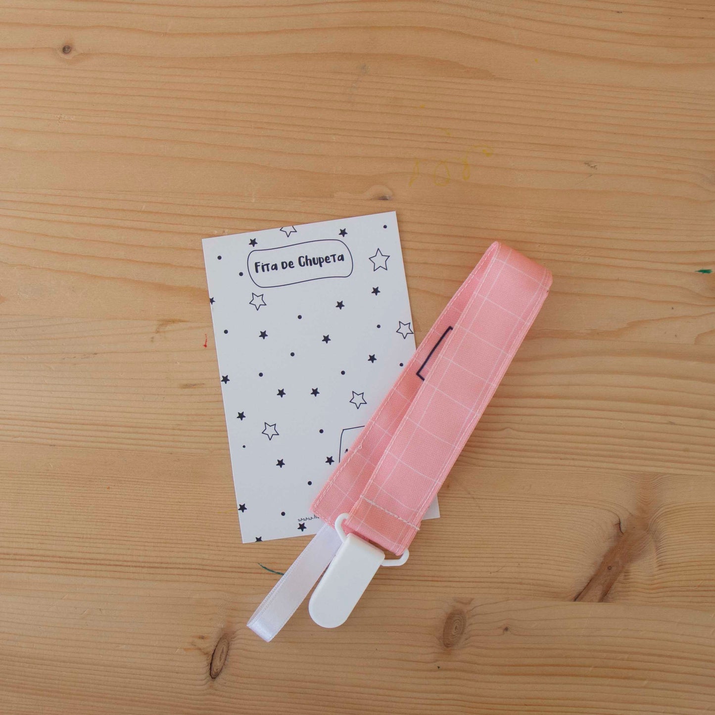 Fita de Chupeta Pink