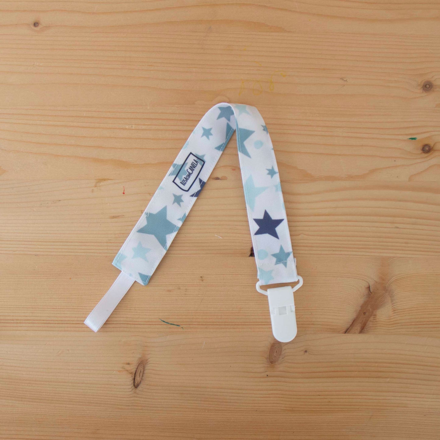 Fita de Chupeta Stars Blue