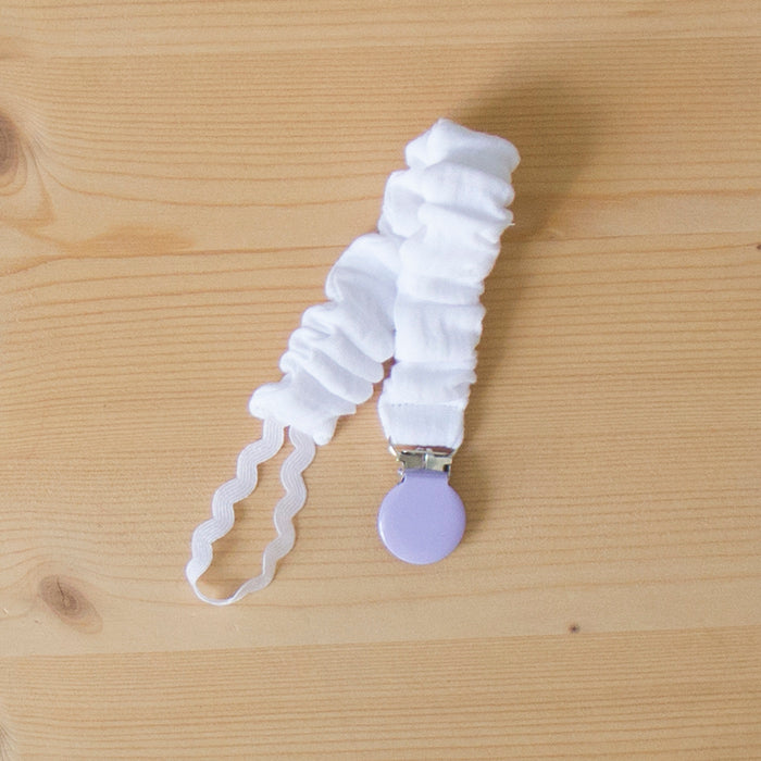 Fita de Chupeta White Lilac