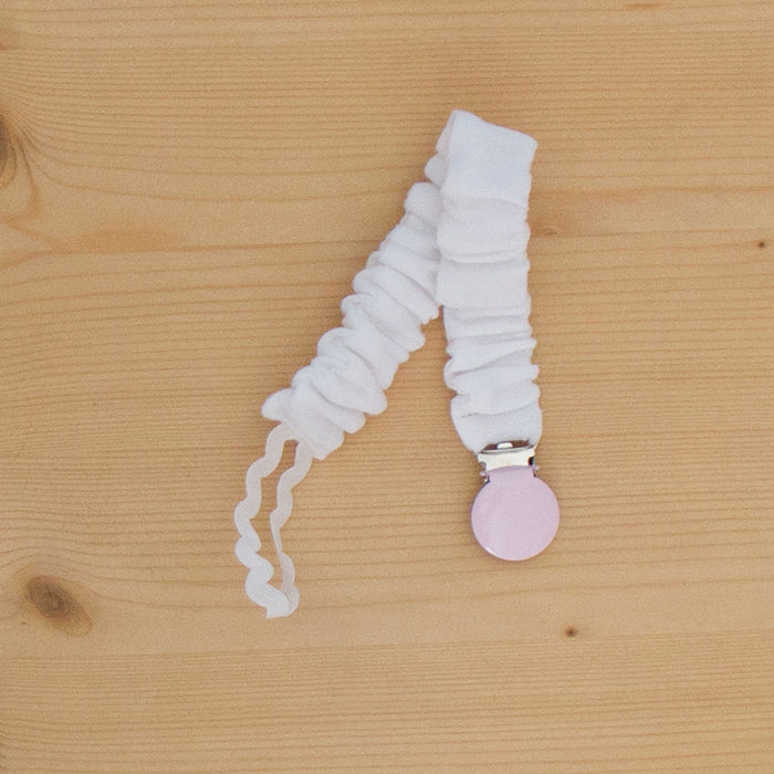 Fita de Chupeta White Pink