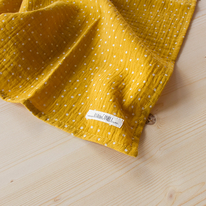 Fralda de Pano 60 x 60 cm Mostarda