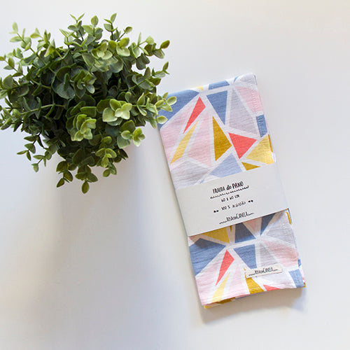 Fralda de Pano 60 x 60 cm Triangles