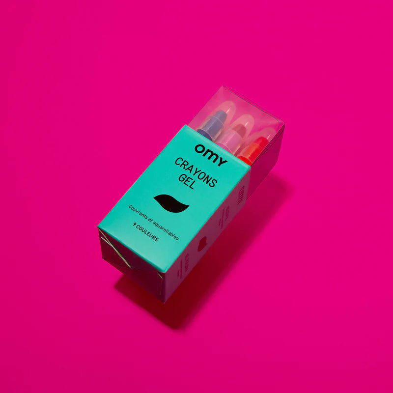 kit 6 Lápis de cera GEL