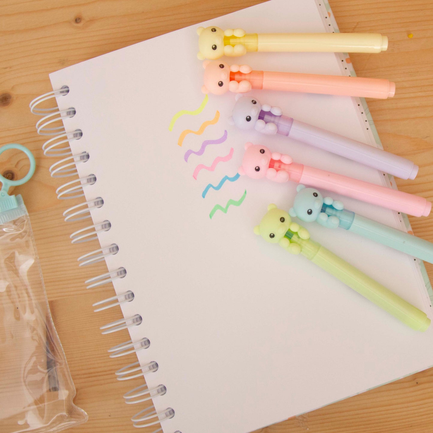 Kit 6 Mini Sublinhadores Macarron (Néon)