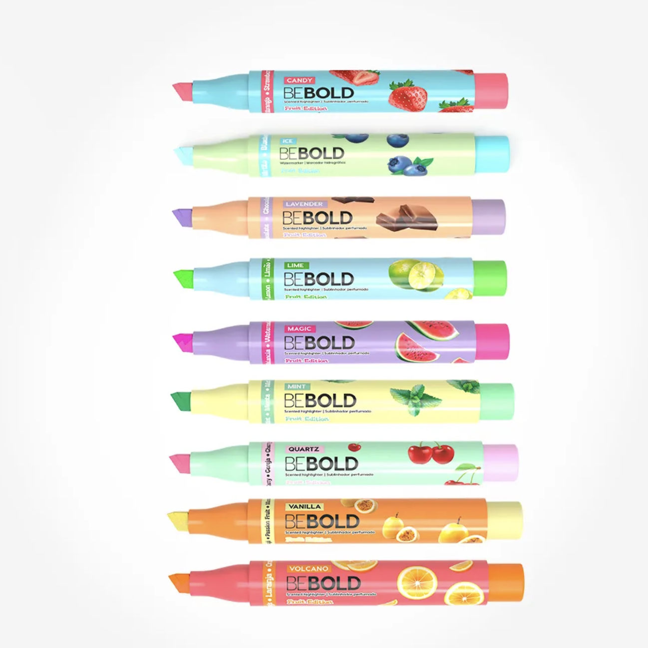 Kit 10 Marcadores Bebold Perfumados Newpen*