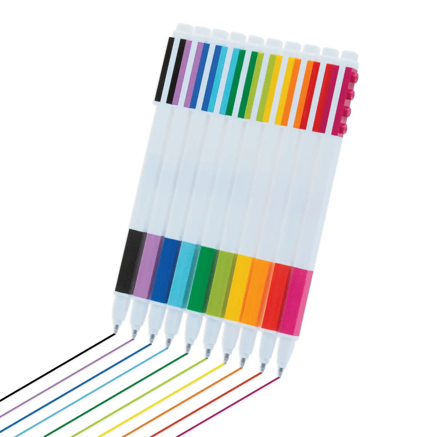 Kit 10 Canetas Gel Coloridas LEGO