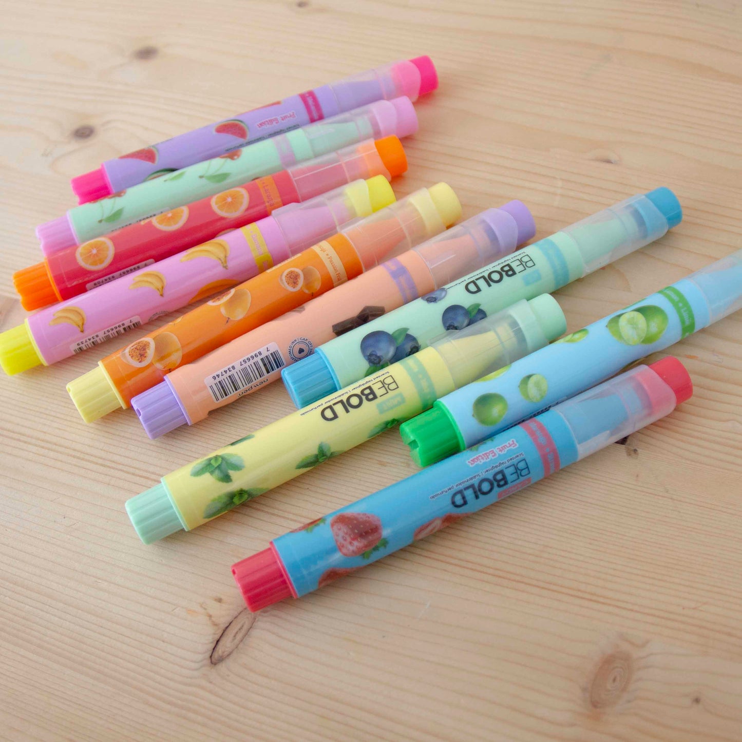 Kit 10 Marcadores Bebold Perfumados Newpen*