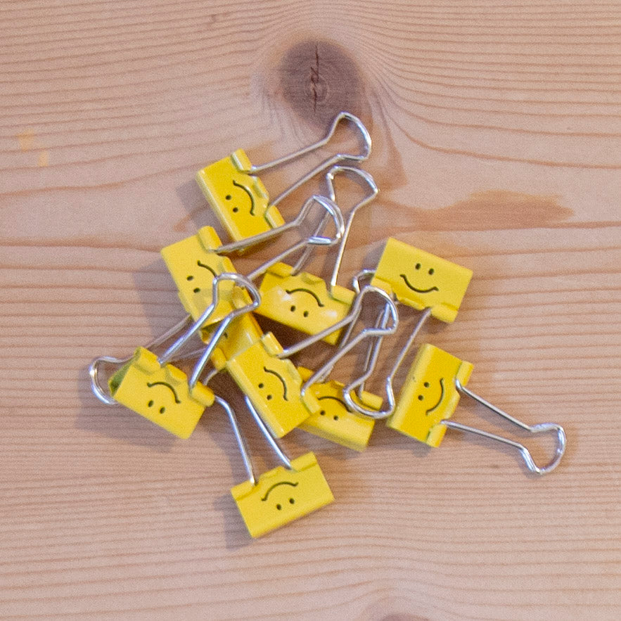 Kit 10 Molas 19mm Smile Amarelo