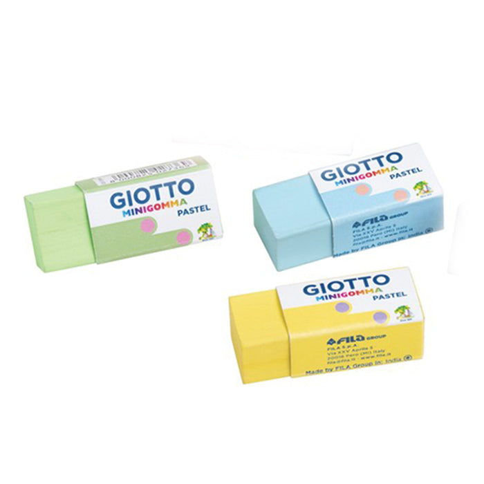 Borracha Mini Giotto Pastel Azul