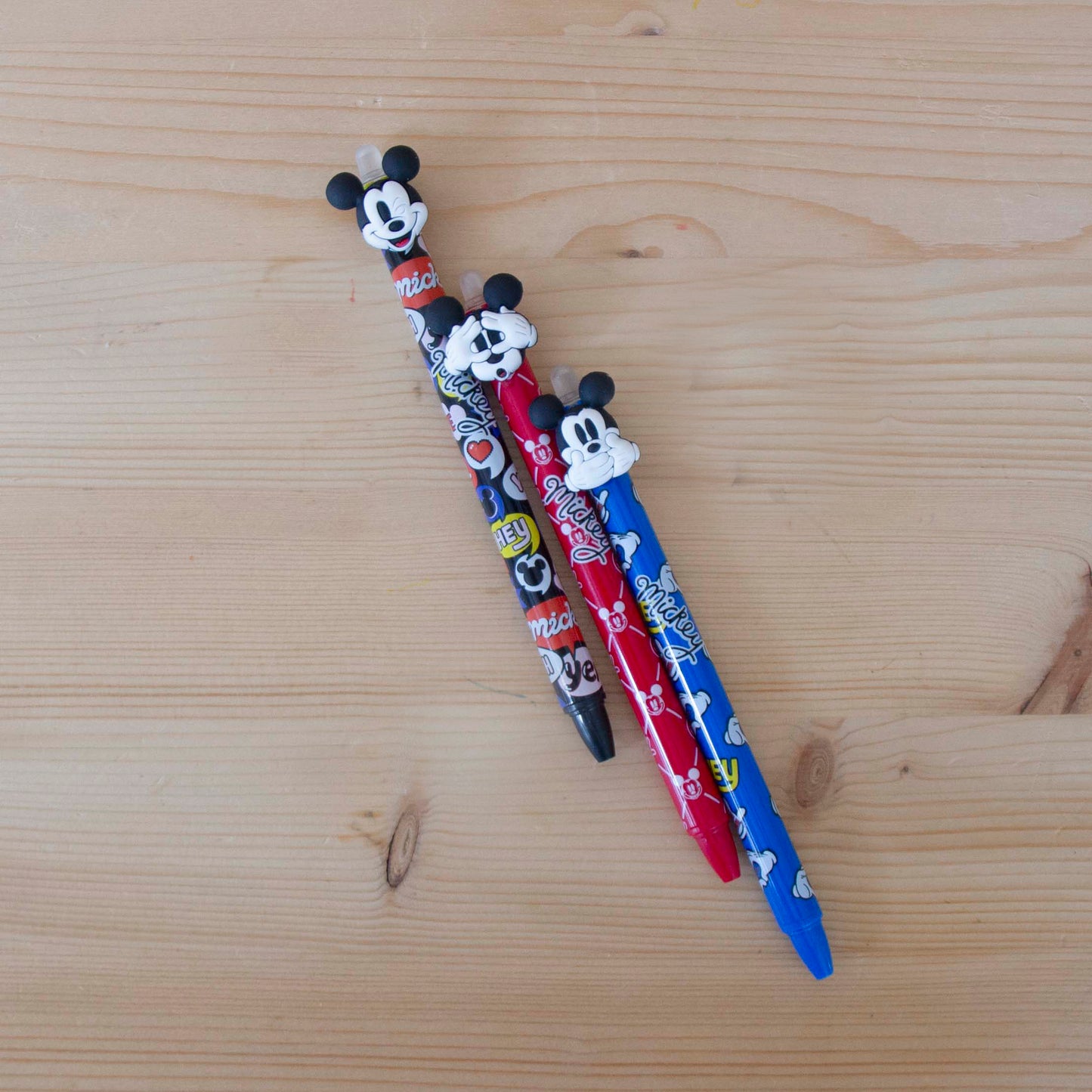 Kit 3 Canetas Apagáveis Mickey