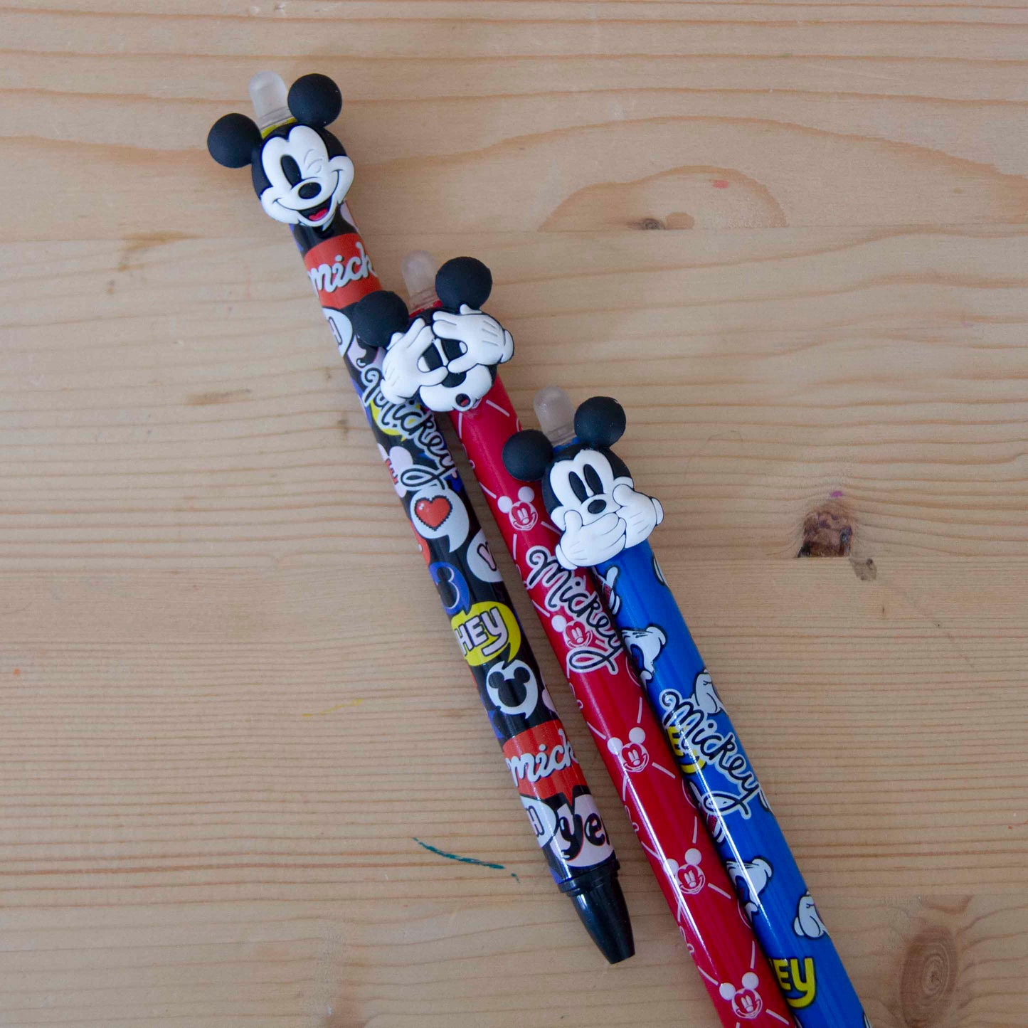 Kit 3 Canetas Apagáveis Mickey