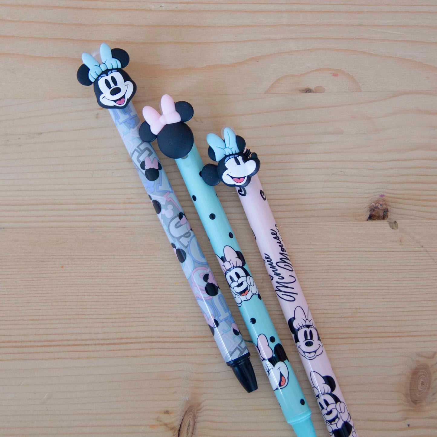 Kit 3 Canetas Apagáveis Minnie Pink
