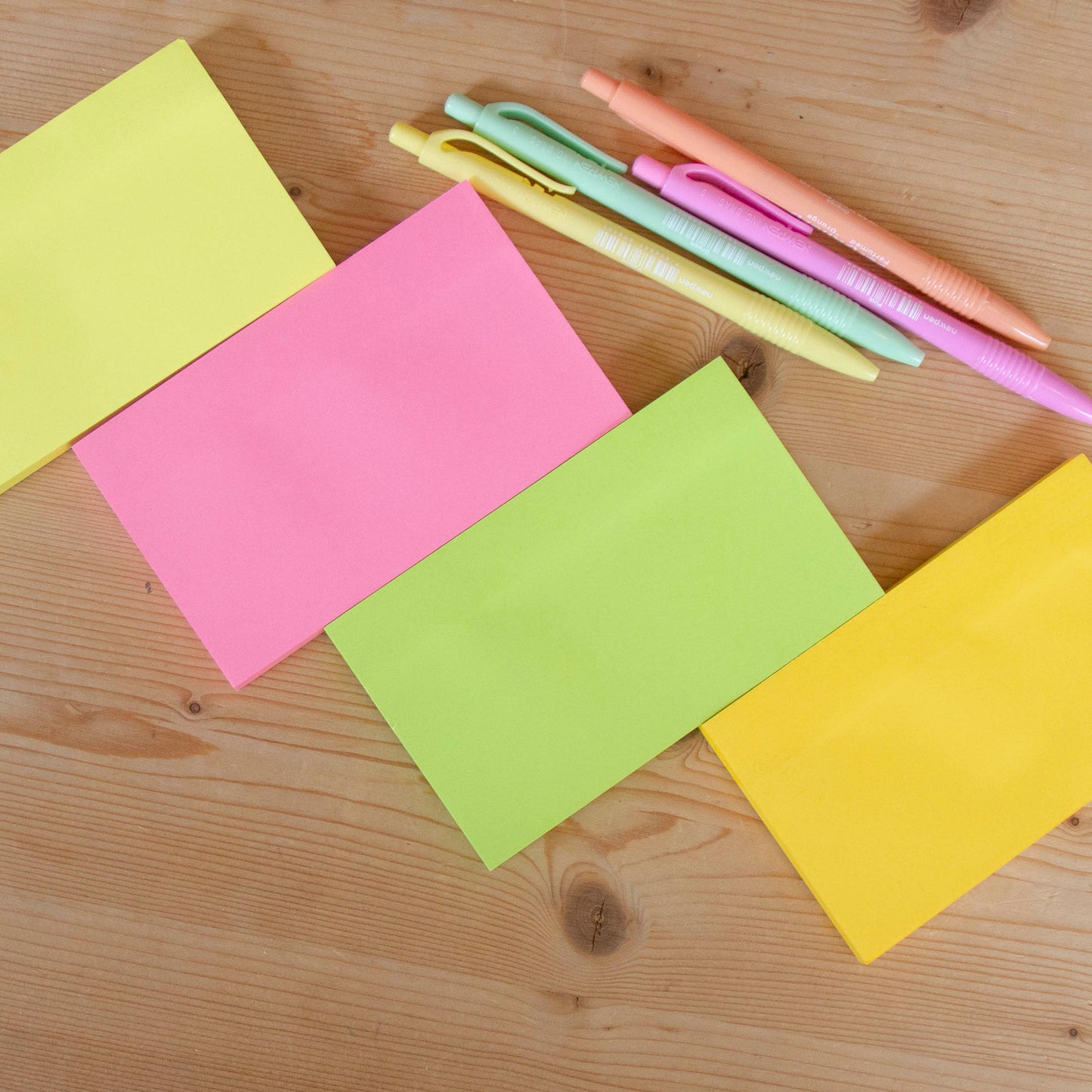Kit 4 Blocos Sticky Notes 100 folhas (76x127mm)