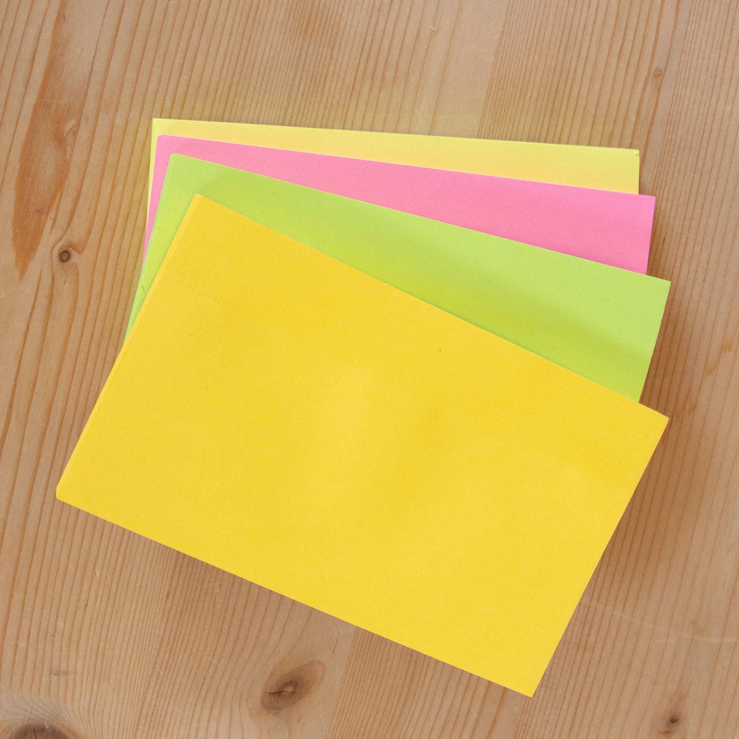 Kit 4 Blocos Sticky Notes 100 folhas (76x127mm)