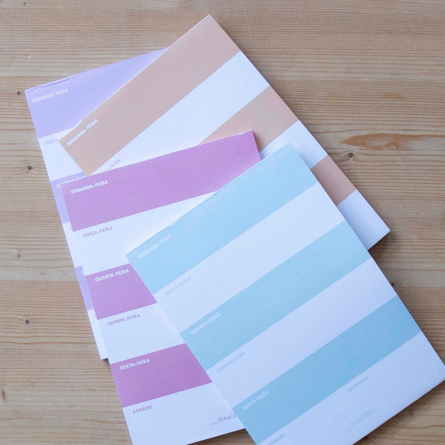 Kit 4 Planners A5 Pastel