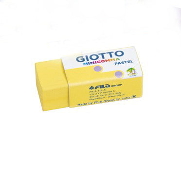 Borracha Mini Giotto Pastel Amarelo