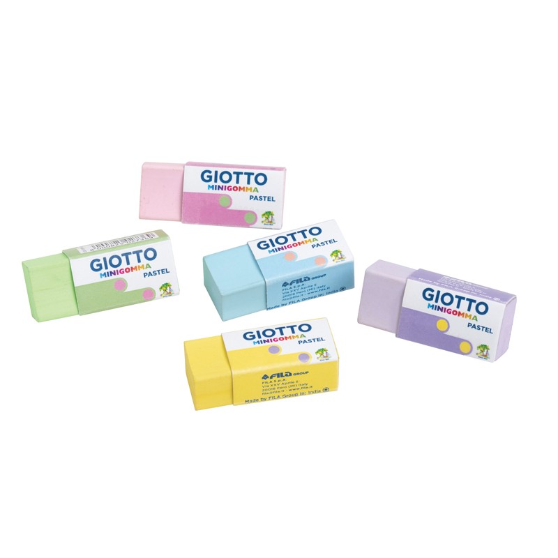 Borracha Mini Giotto Pastel Rosa