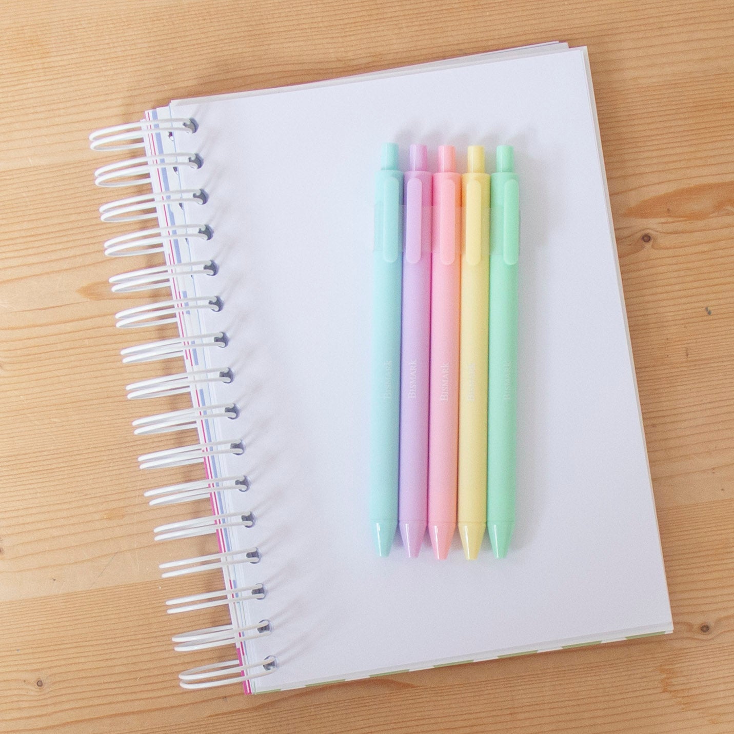 Kit 5 Canetas de cor Gel Pastel