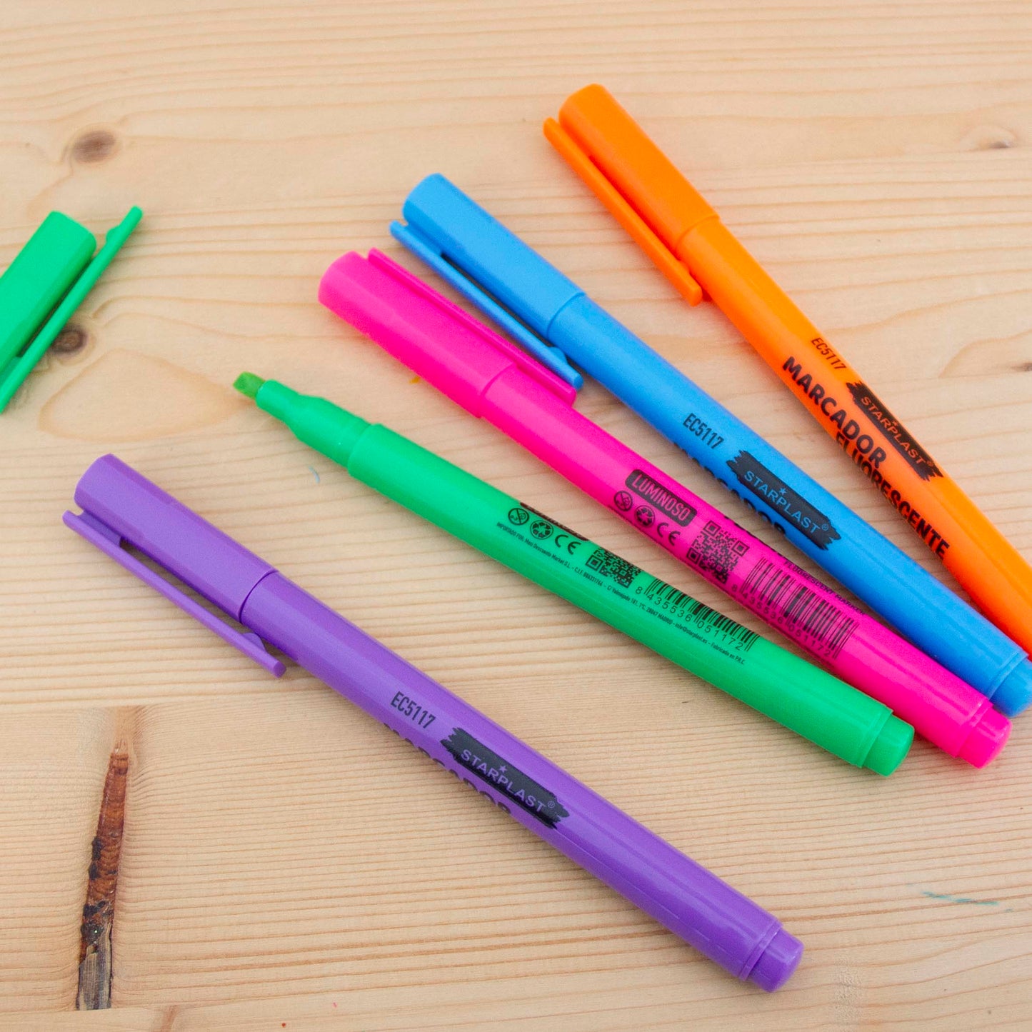 Kit 5 Sublinhadores Neon Colors