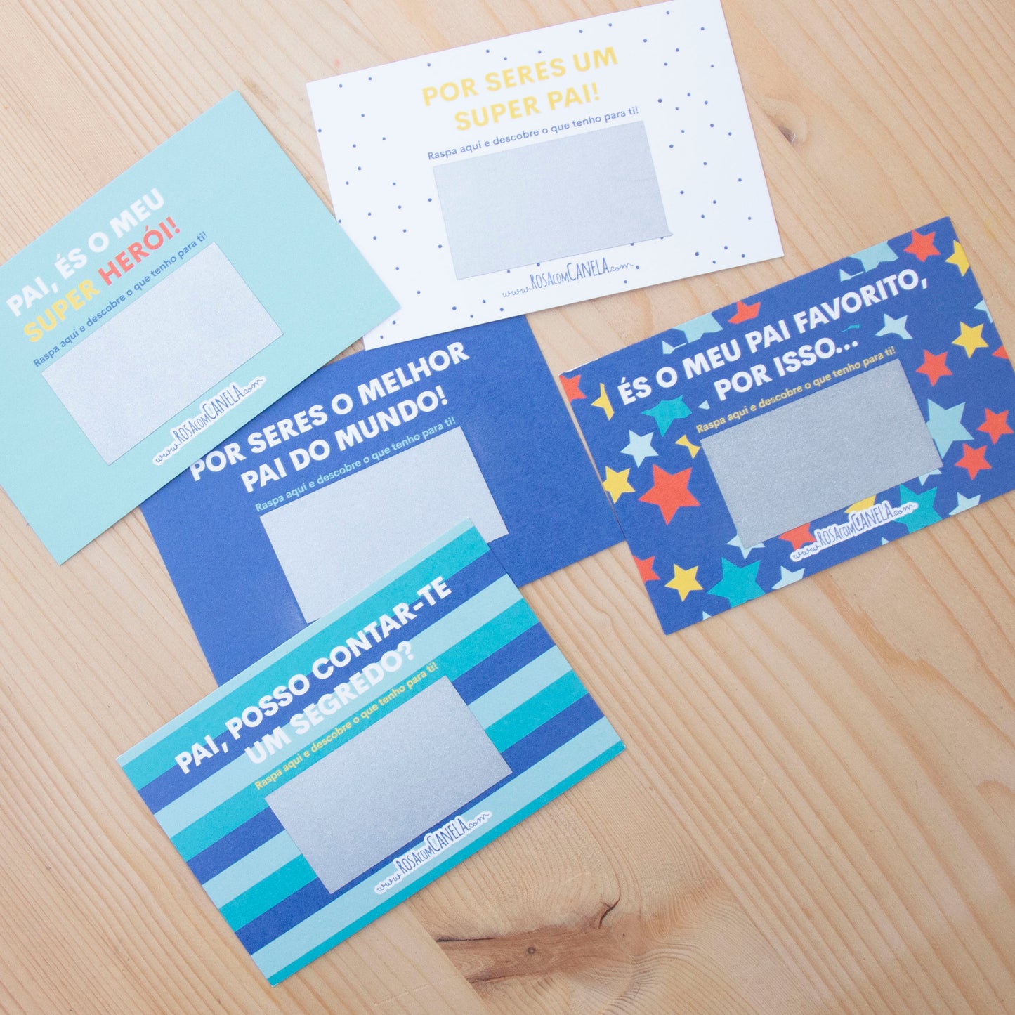 Kit 5 Raspadinhas Pai!