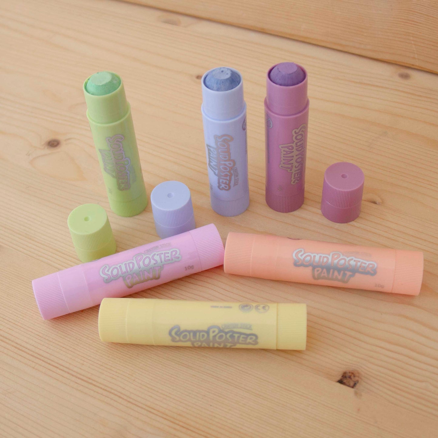 Kit 6 Sticks Tempera Sólida Pastel