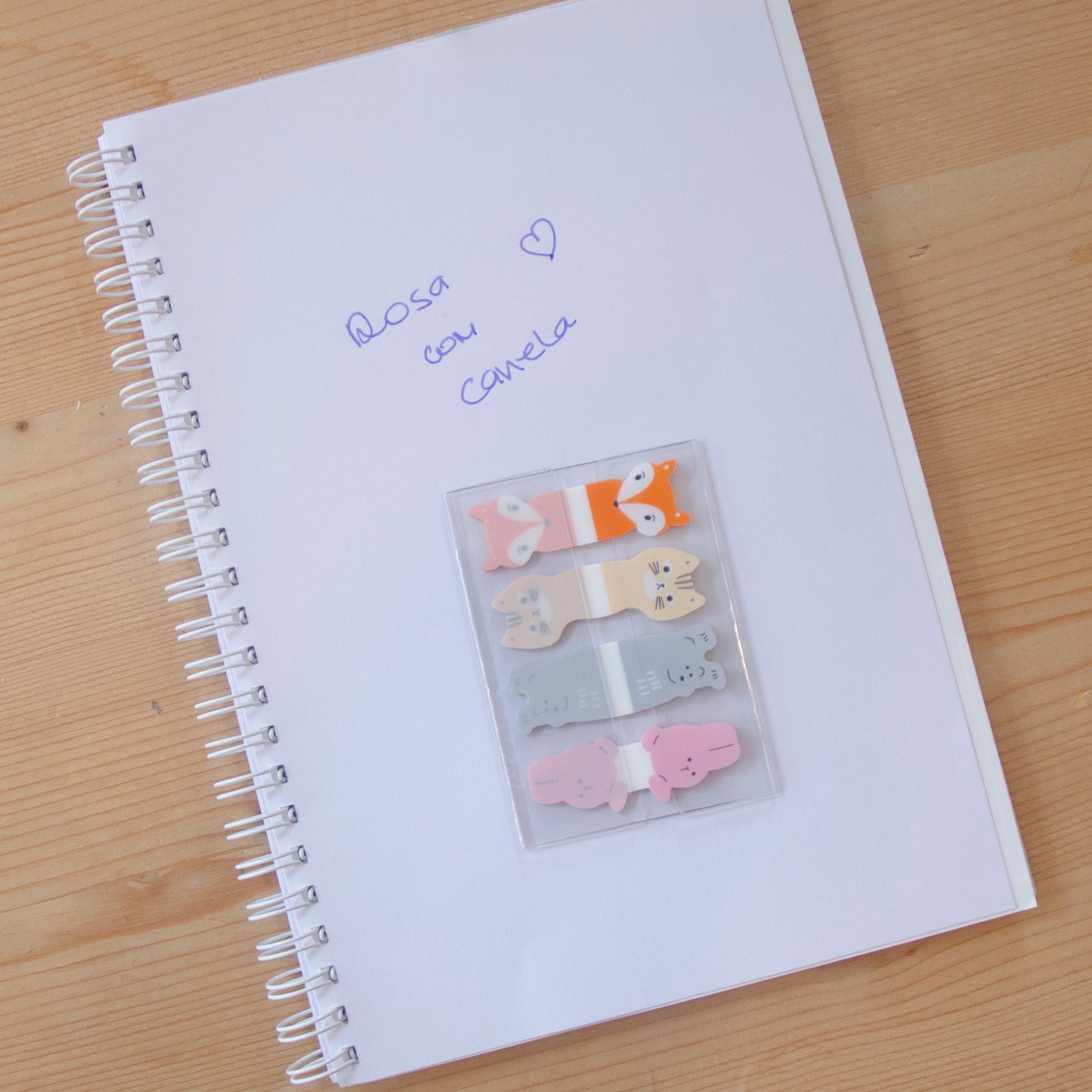 Kit 4 Marcadores de Página (80 un) SWEET ANIMALS