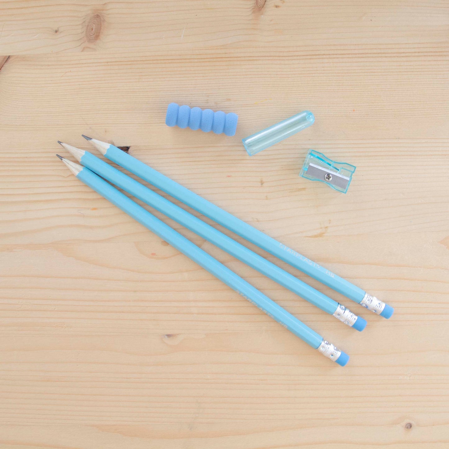 Kit Escrita 3 Lápis Azul
