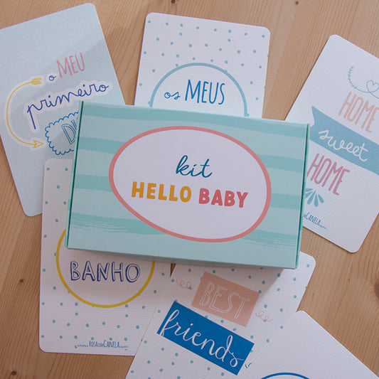 Kit 30 Milestones Hello Baby