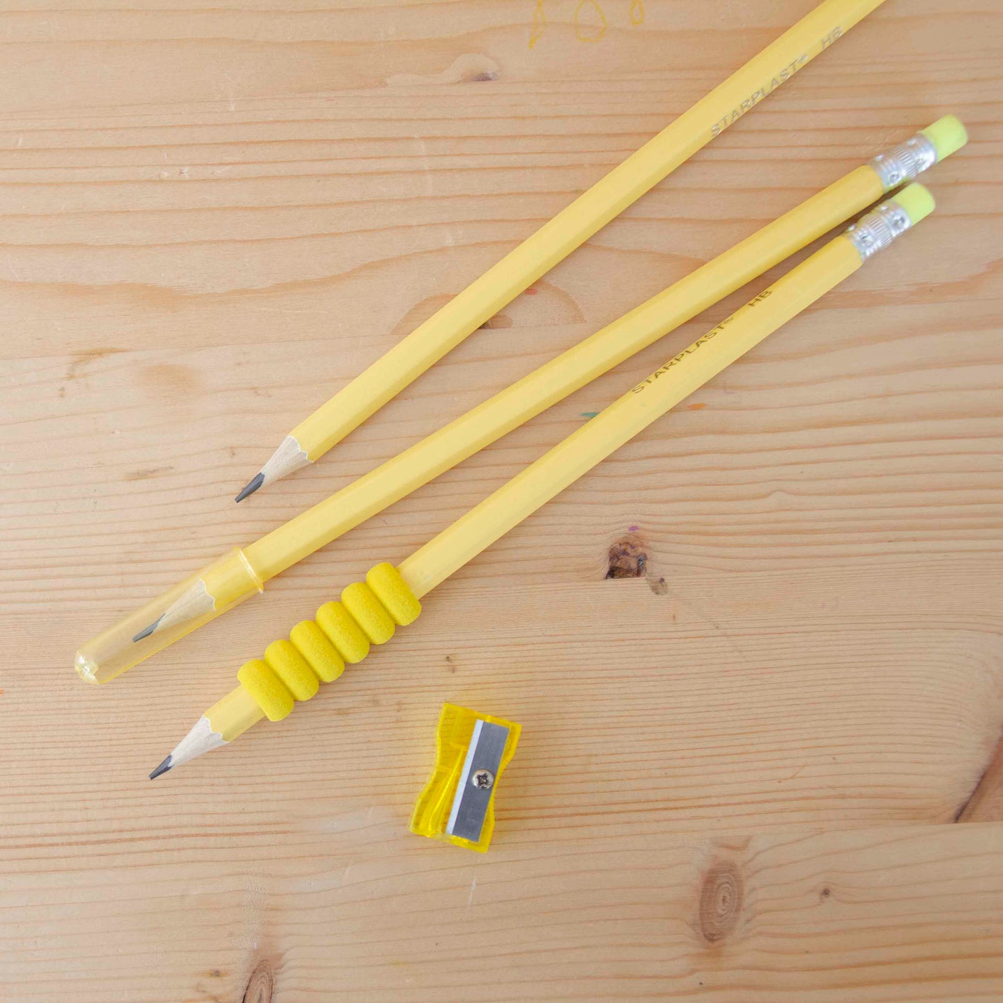 Kit Escrita 3 Lápis Amarelo