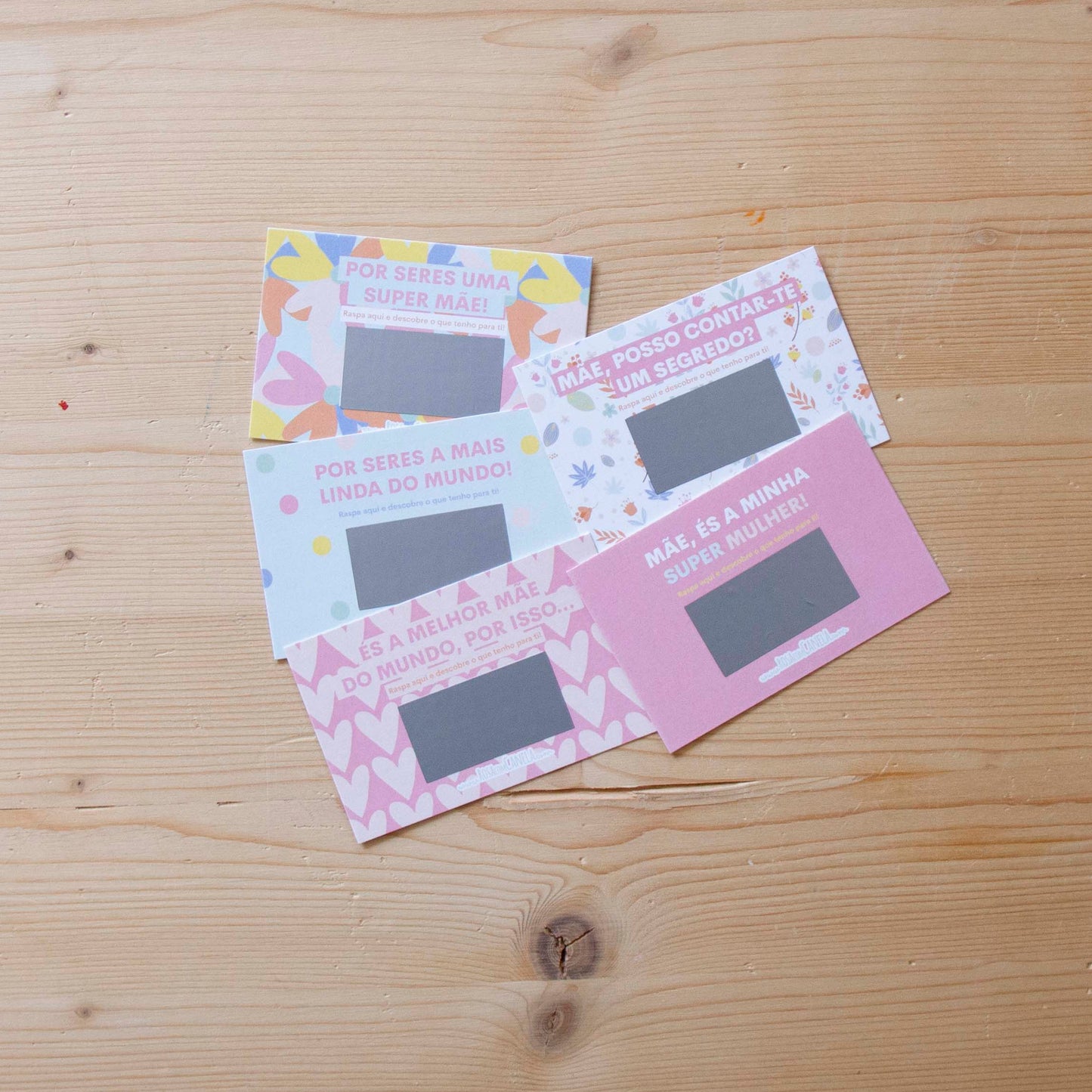 Kit 5 Raspadinhas Mãe!