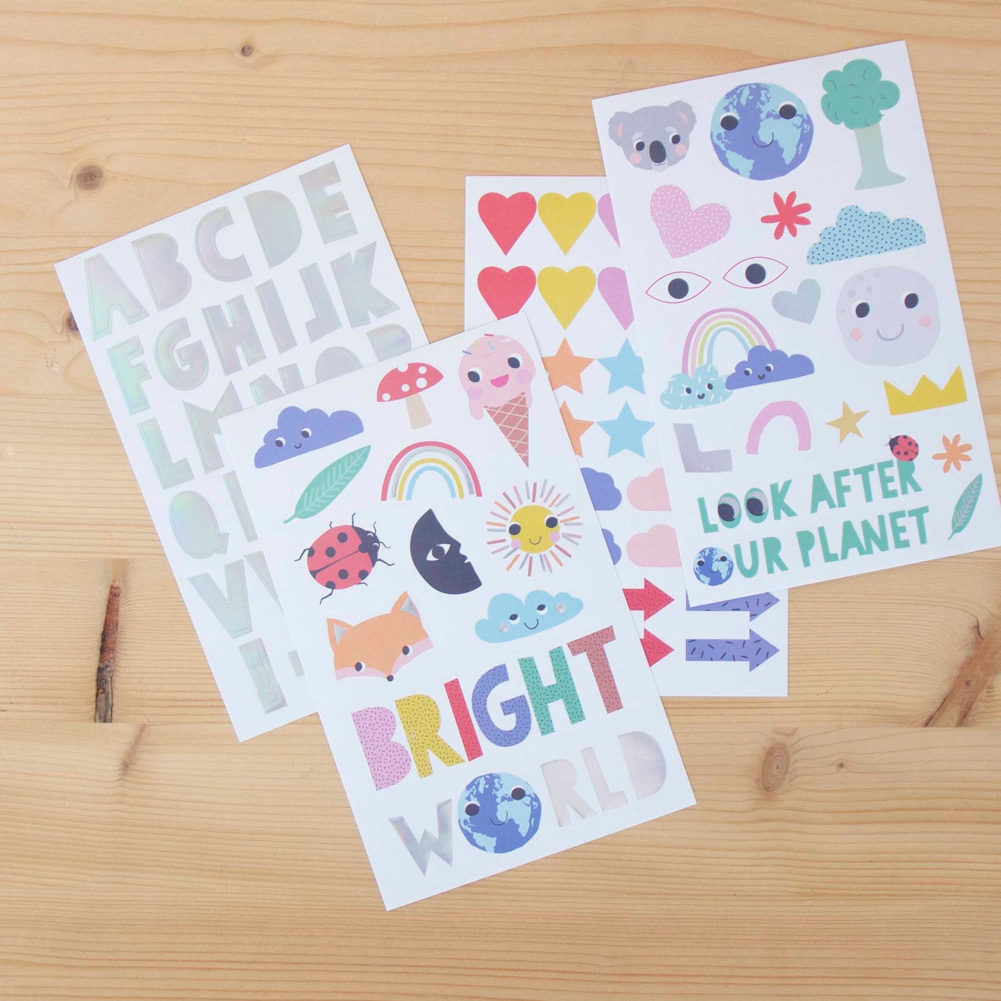 Stickers A6 Sun Vibes (4 folhas)