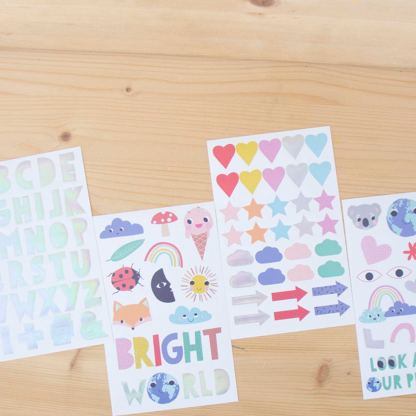 Stickers A6 Sun Vibes (4 folhas)