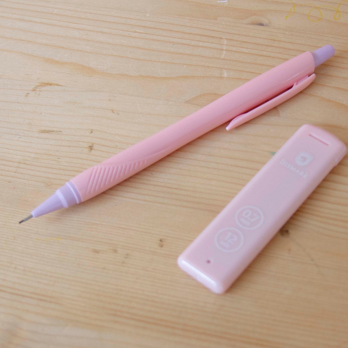 Lapiseira Pastel (0,7 mm) Rosa c/12 minas