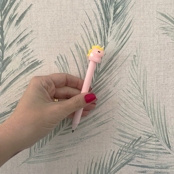 Lápis Infinito Unicórnio Rosa