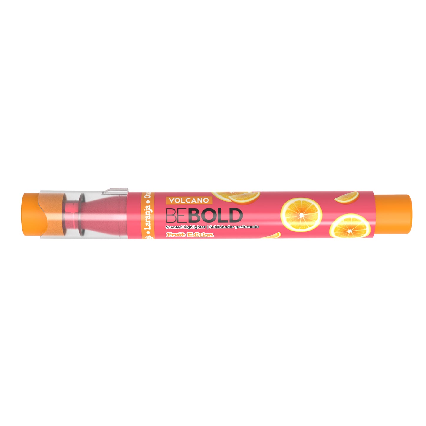 Marcador Bebold Perfumado Orange Volcano Laranja