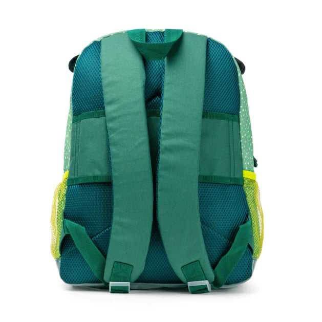 Mochila Escolar Dog Person Green Furry